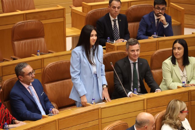 Toma de posesión de nove deputados e deputadas do Parlamento de Galicia